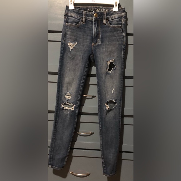 Women’s American Eagle hi-rise jeggings size 0 - Picture 1 of 9